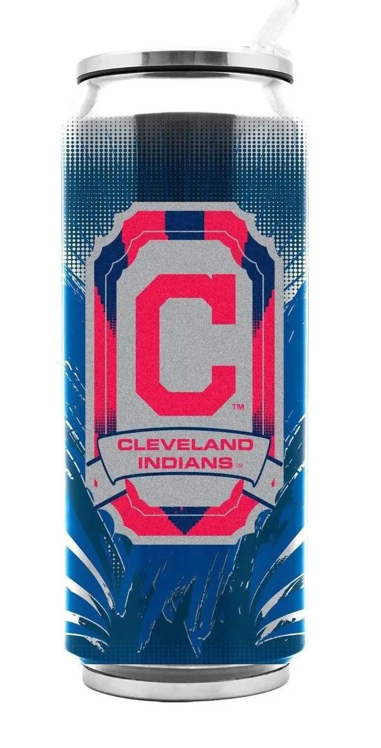 Cleveland Indians Thermo Can Stainless Steel 16.9 Oz - ToylandEU™