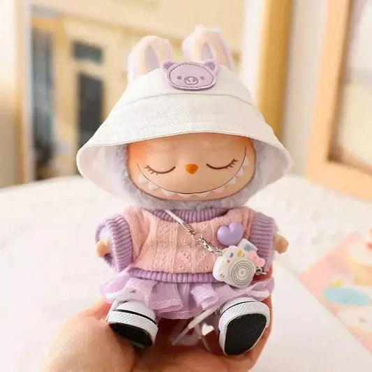 17cm Labubu Doll Clothes Tulle Skirt Set Stylish Outfit - ToylandEU™
