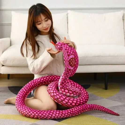 Cobra Plush Toy Colorful Home Decor Soft Plush - ToylandEU™