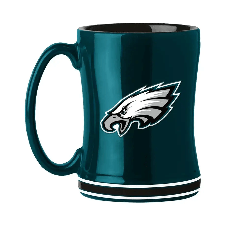 Philadelphia Eagles Coffee Mug 14 Oz Sculpted Relief Design - ToylandEU™