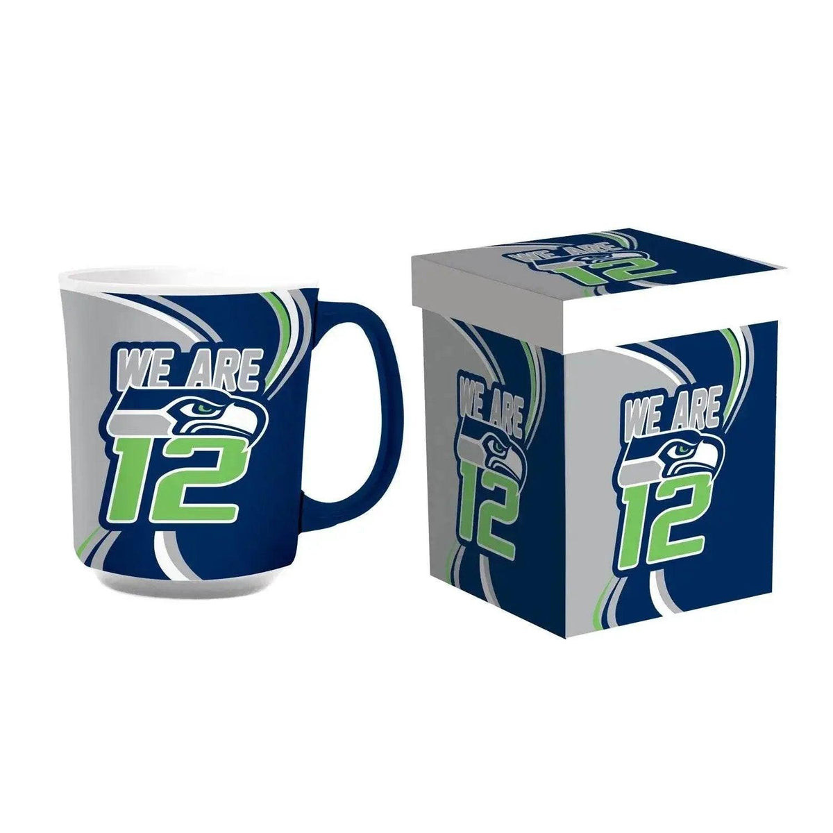 Seattle Seahawks 14oz Ceramic Coffee Mug with Gift Box - ToylandEU™