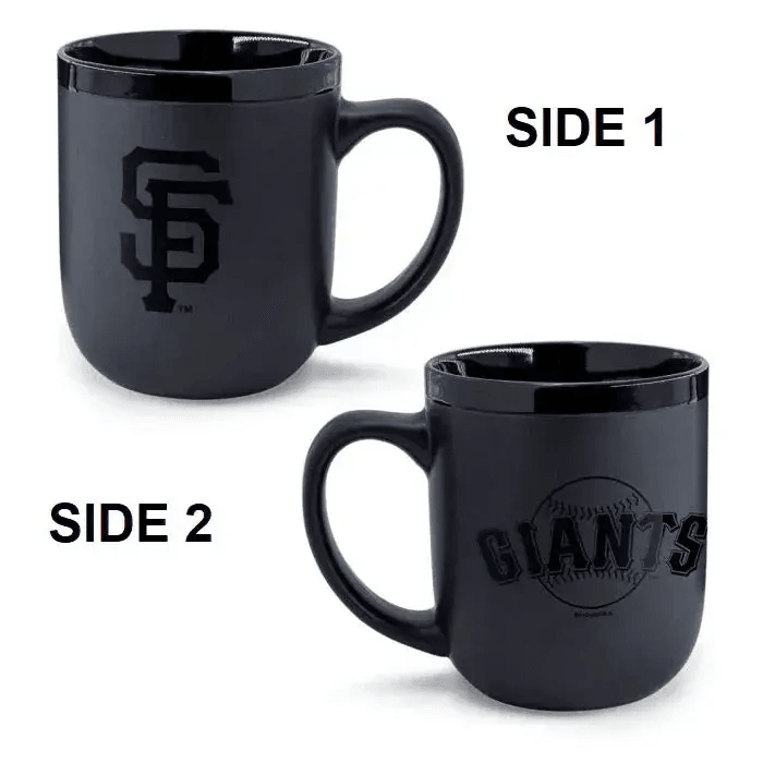 San Francisco Giants Matte Black 17oz Ceramic Coffee Mug - ToylandEU™