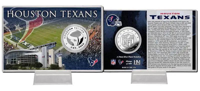 Houston Texans Silver Coin Card - ToylandEU™