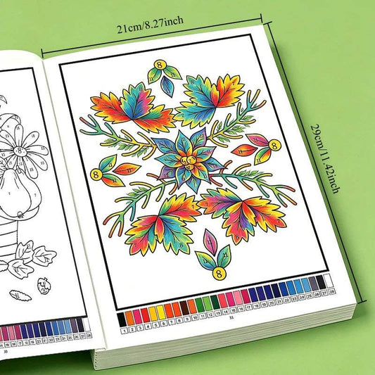 Color By Number Book | 32 Pages | Toylandeu™