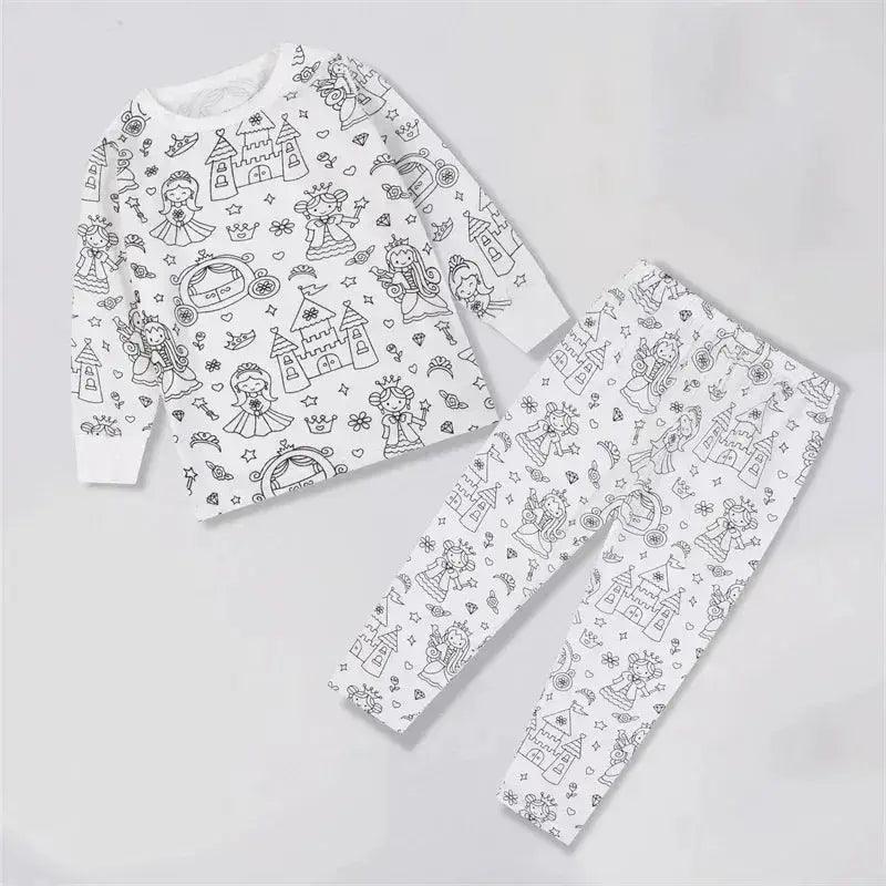 Color Your Own Kids Pajama Set DIY Coloring Kit - ToylandEU™