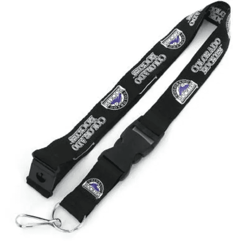 Colorado Rockies Black Lanyard With Breakaway Quick Release - ToylandEU™