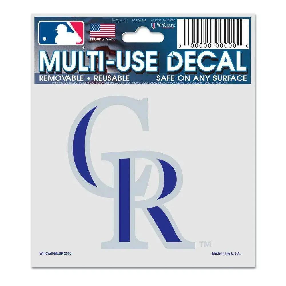 Colorado Rockies Decal 3x4 Multi Use Color Outdoor Vinyl - ToylandEU™