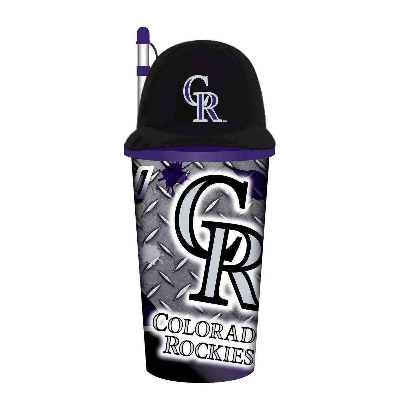 Colorado Rockies Helmet Cup 32oz Plastic With Straw - ToylandEU™