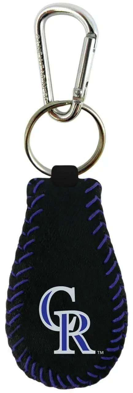 Colorado Rockies Keychain Team Color Baseball CO Gift - ToylandEU™