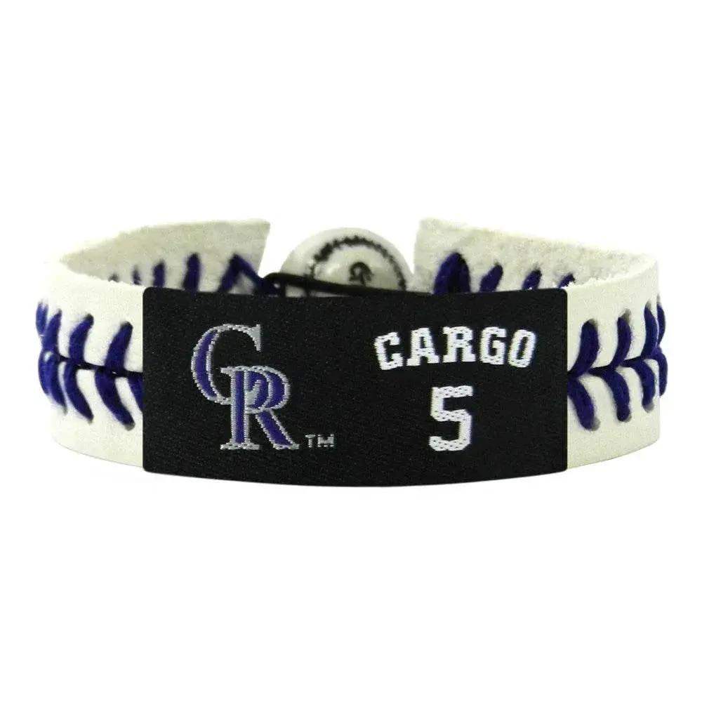 Colorado Rockies Leather Bracelet Carlos Gonzalez Design - ToylandEU™