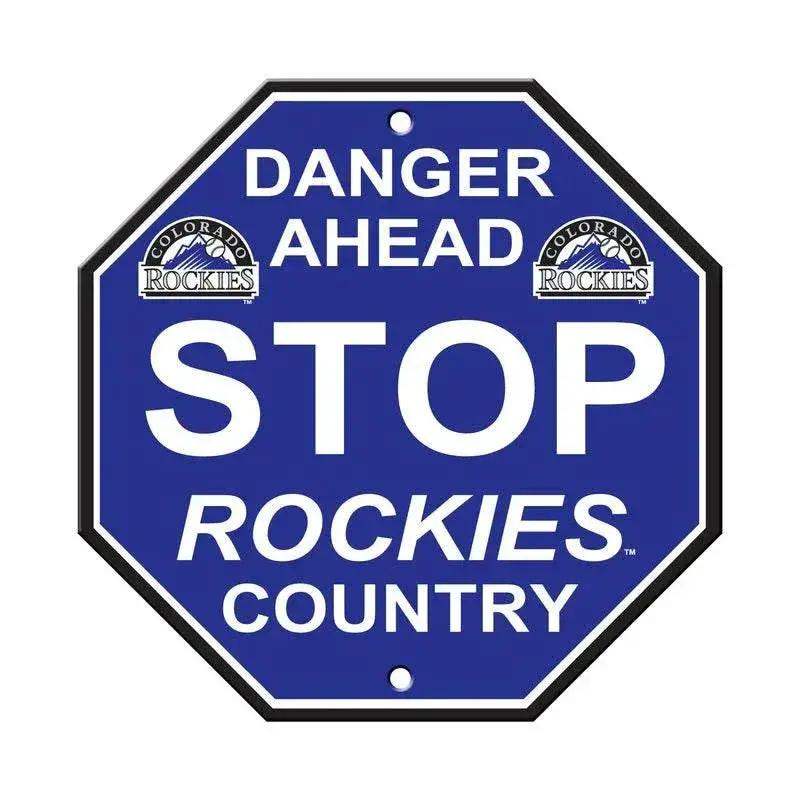 Colorado Rockies Sign 12x12 Plastic Stop Style CO Official - ToylandEU™