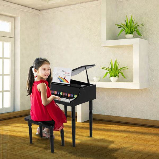 Colorful 30-Key Wooden Piano for Kids - Fun Musical Learning Toy - ToylandEU