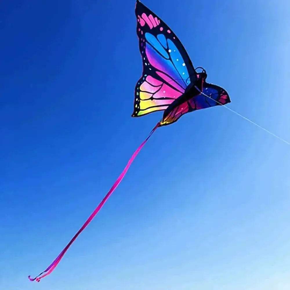 Colorful Butterfly Kite Steering 1.45m Air Bounce Outdoor Sports - ToylandEU