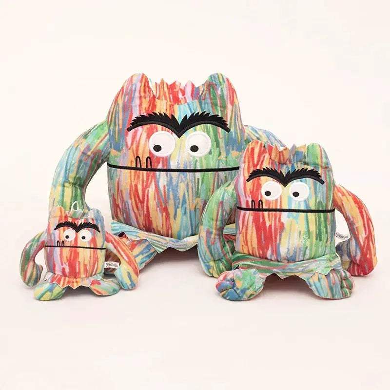 Colorful Demon Monster Plush Toy Big Mouth Pillow Gift - ToylandEU