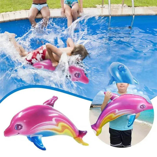Colorful Dolphins Inflatable Toy for Kids and Adults Summer Pool Beach Water PVC Balloon Aquarium Classic Decorations - ToylandEU