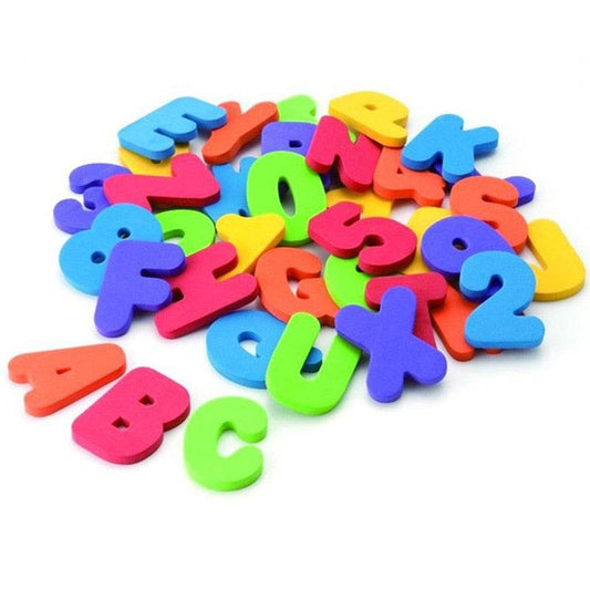 Colorful Foam Alphabet & Number Bath Toys - Fun Educational Set for Kids - ToylandEU