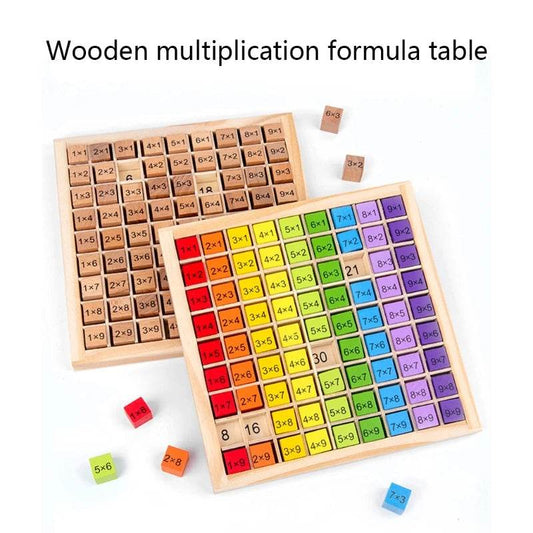 Colorful Montessori Wooden Multiplication Toy for Kids Age 3+ - ToylandEU