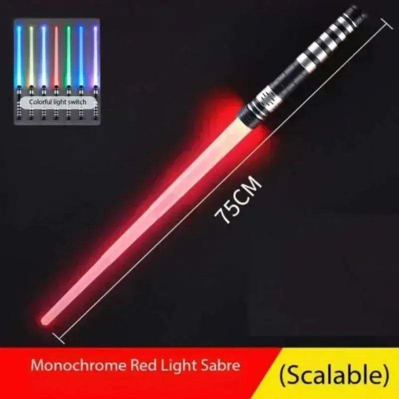 Colorful RGB Lightsaber Toy 75cm 2 In 1 Glow Sword - ToylandEU