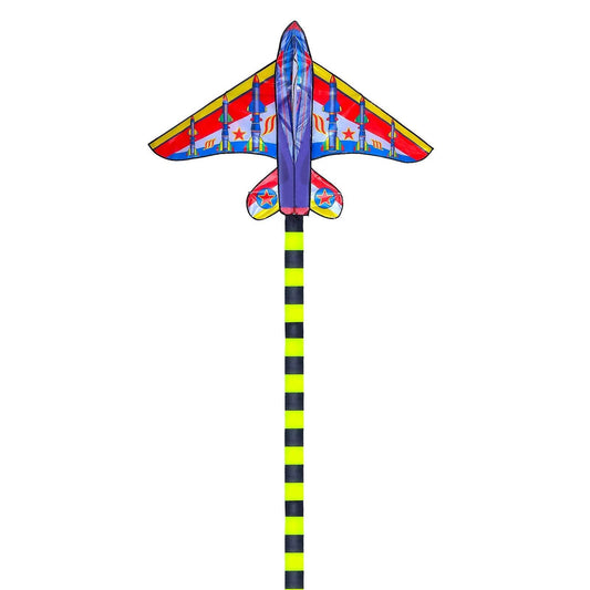 Colorful Single Line Plane Kite with Tail for Family Fun Outdoors - ToylandEU