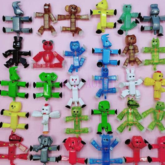 Colorful Stick Bot Action Figures Deformable For Kids - ToylandEU