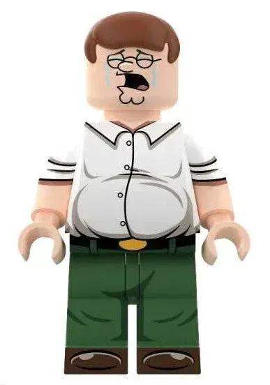 Crying Dad Figure With Base Plate Included ABS Plastic Lego Compatible Display Figurine - ToylandEU