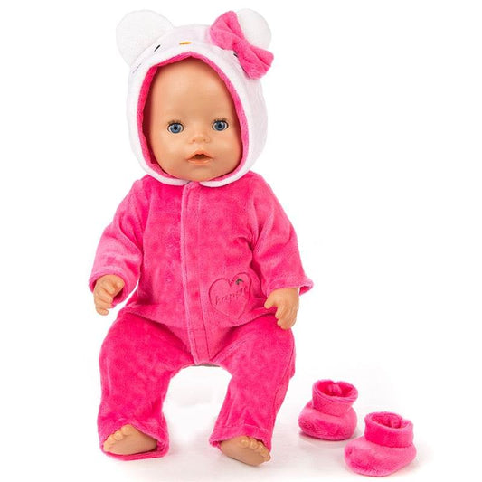 Comfortable Pajama Set for 17-Inch Baby Dolls - Perfect for Collectors! - ToylandEU