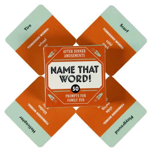 Compact Name That Word Card Game for Fun Couples and Family Gatherings - ToylandEU