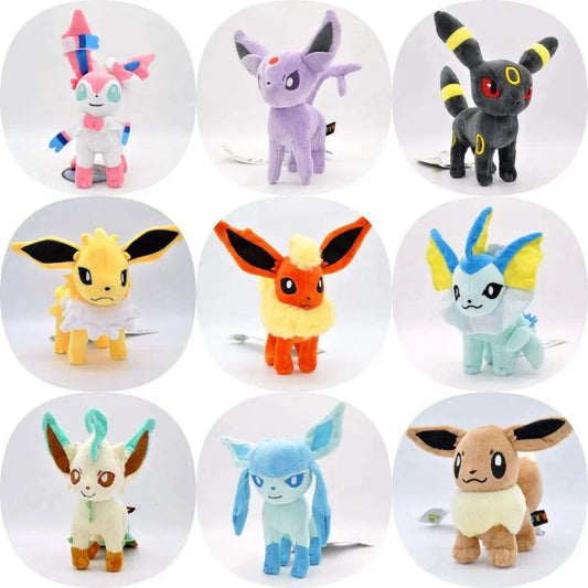 Eevee Plush Set Complete Six Pokemon Characters - ToylandEU™