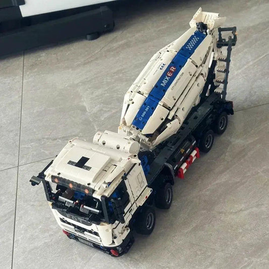 Concrete Mixer Truck Building Blocks For Kids Learning - ToylandEU™