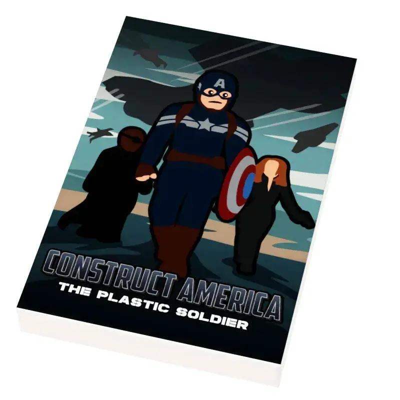 Patriotic 2x3 Plastic Soldier Tile Movie Cover For Collectors - ToylandEU