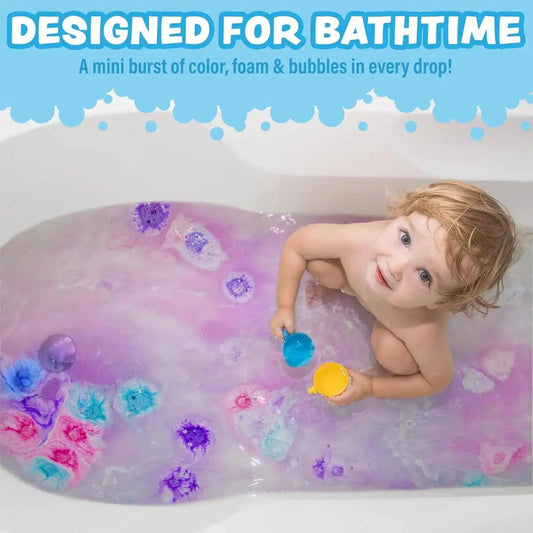 Cosmic Mini Bath Bombs For Kids 90 Count Nontoxic Foaming Fun - ToylandEU™