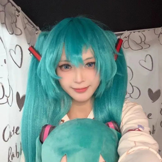 Cosplay Headwear | Miku Rin Len Theme Hair Clip | Red Hairpin Accessory