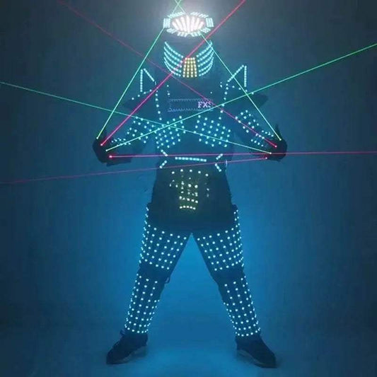 Cosplay Robot Suit Costume Stage Dance LED Light Show Jacket - ToylandEU