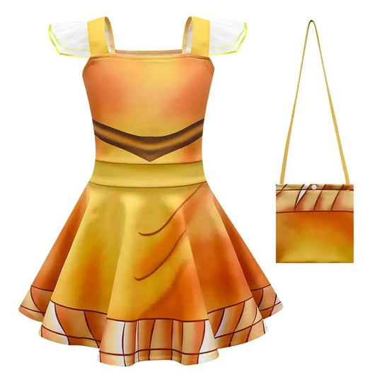 Cossky Girls' Magical Matoaka Costume Set for Halloween Fun - ToylandEU™