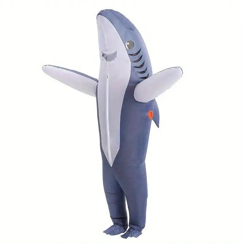 Inflatable Shark Costume Two Sizes Cute Standing Design - ToylandEU™