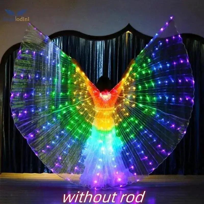 LED Belly Dance Wings Costume With Luminous Lights - ToylandEU™