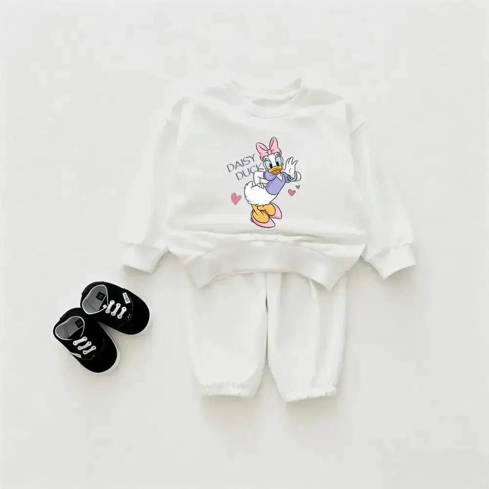 Cotton 4 To 6Y Unisex Two Piece Pullover Set Round Neck - ToylandEU™