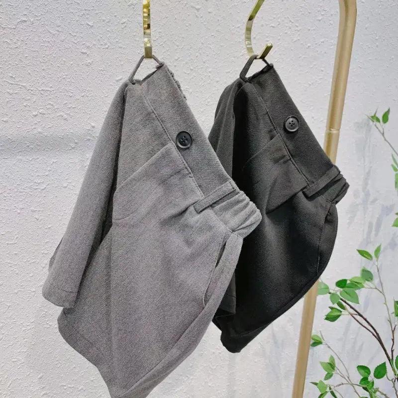 Cotton Linen Kids Shorts Elastic Waist All Day Comfort - ToylandEU™