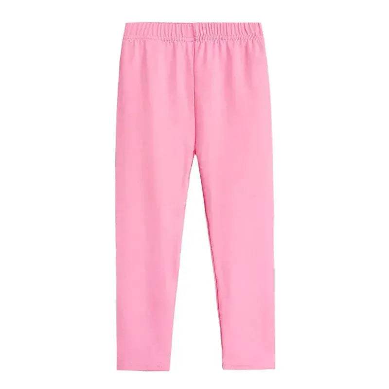 Cotton Soft Baby Girls Leggings Elastic Waist Comfort - ToylandEU
