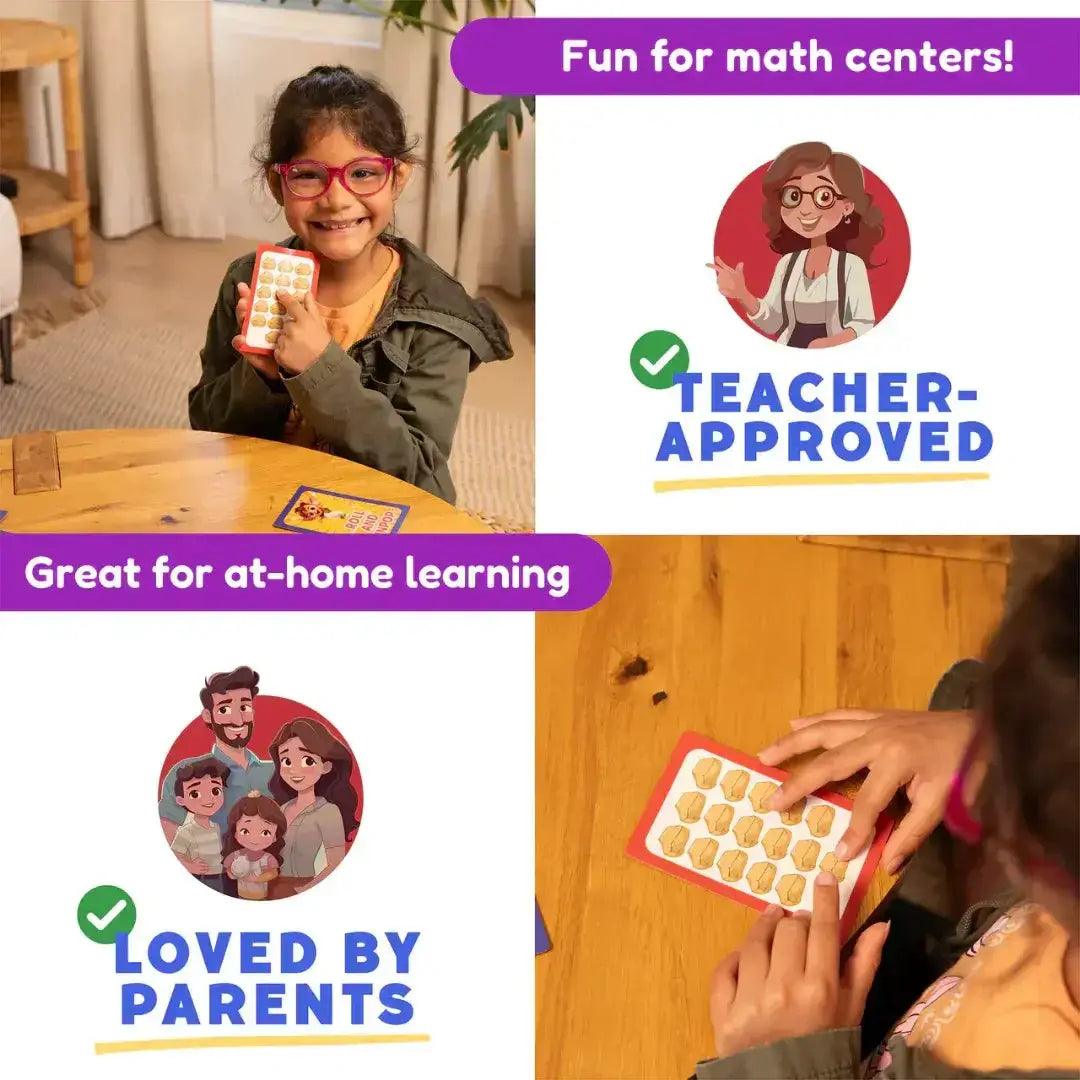 Counting Cards For Toddlers Numbers Flashcards Durable - ToylandEU™