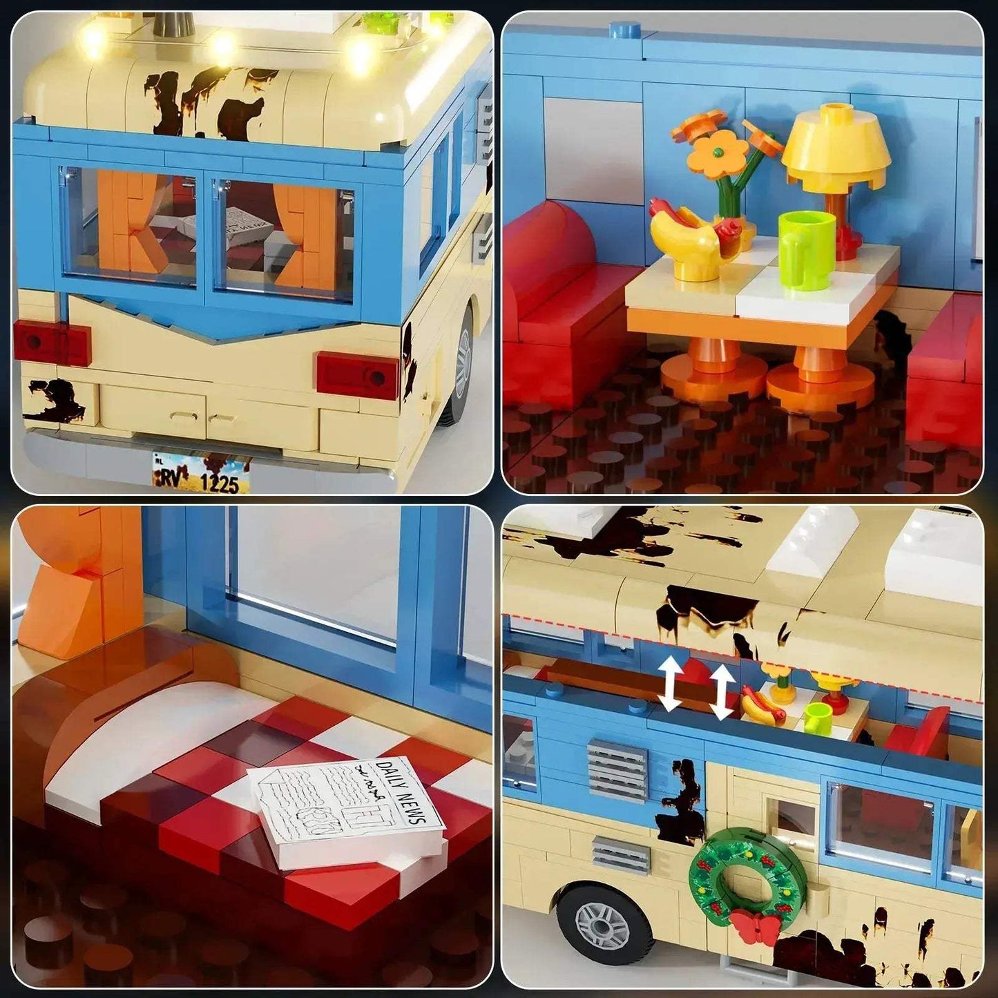 Cousin Eddie RV Building Block Set For Christmas Vacation Fans - ToylandEU