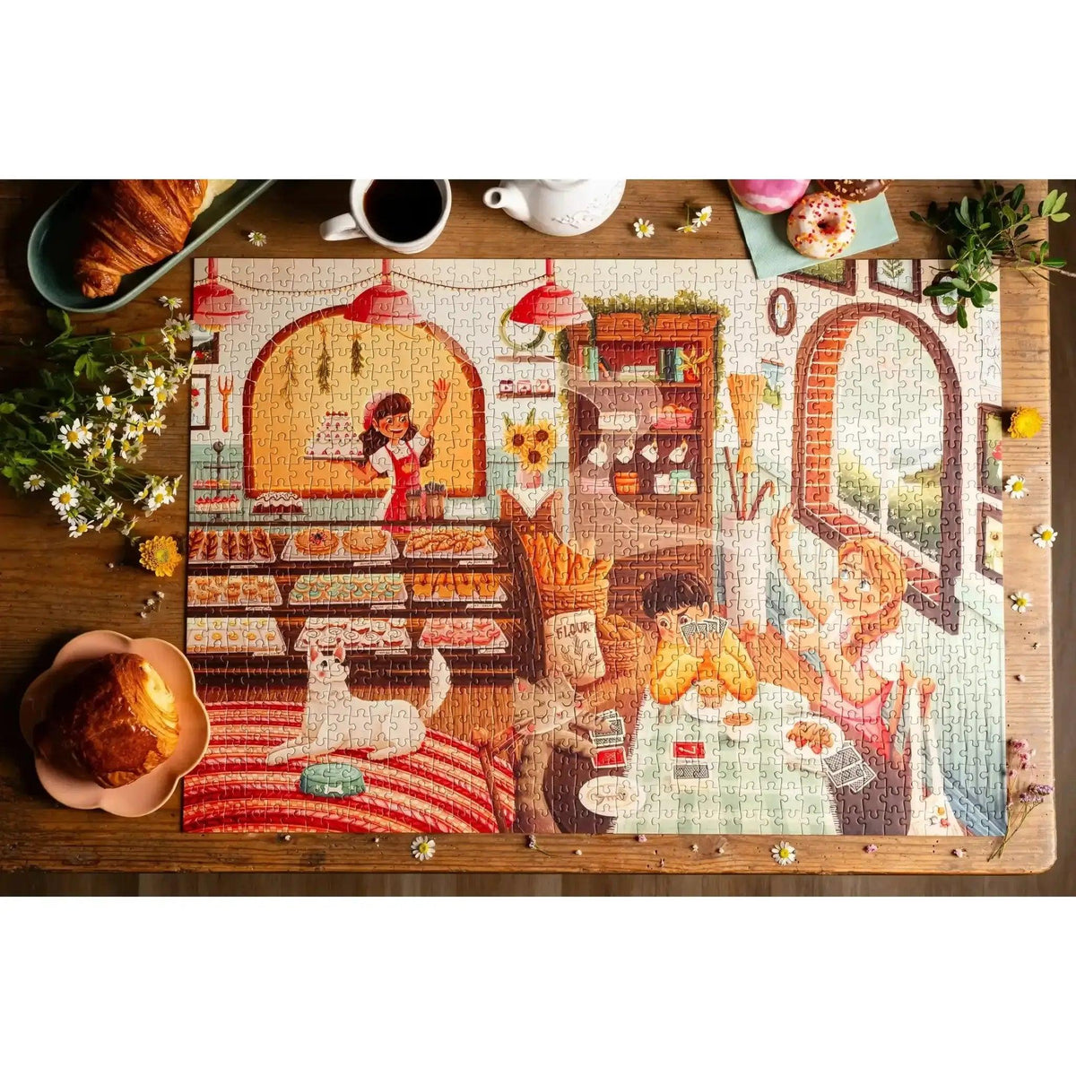 Cozy Cafe 1000 Piece Premium Jigsaw Puzzle Trevell - ToylandEU™