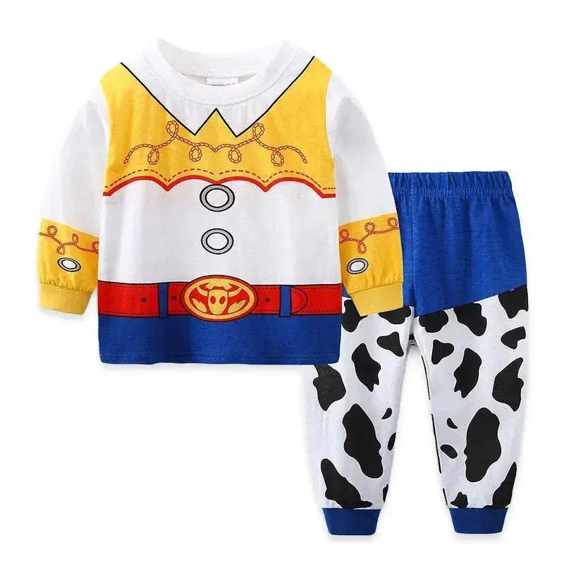Cozy Disney Toy Story Buzz Lightyear Pajama Set For Kids Ages 4 To 6 Years Unisex Cotton Knit Sleepwear - ToylandEU