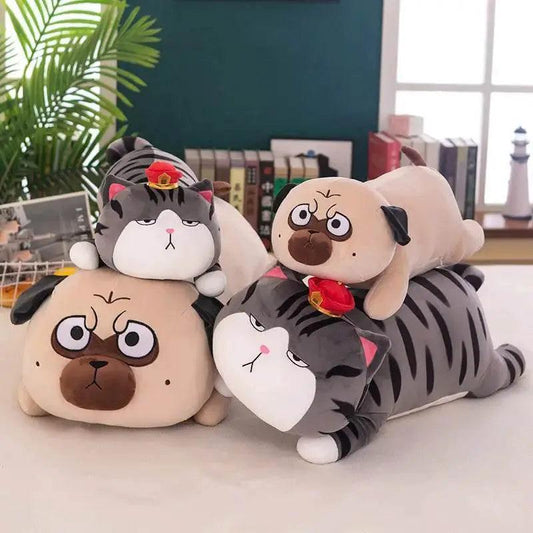 Cozy Emperor Cat Plush Pillow 60cm Toyland EU - ToylandEU™