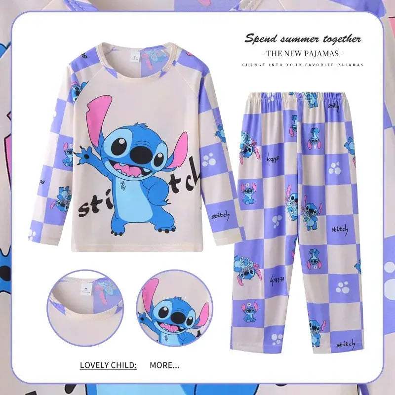 Cozy Kids Pajama Sets Disney Elsa And Pooh Print Long Sleeve For Kids Aged 7 To 13 - ToylandEU