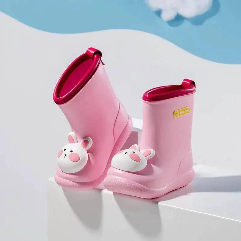Cozy Kids Rain Boots Cartoon Animal Print Toyland EU - ToylandEU™