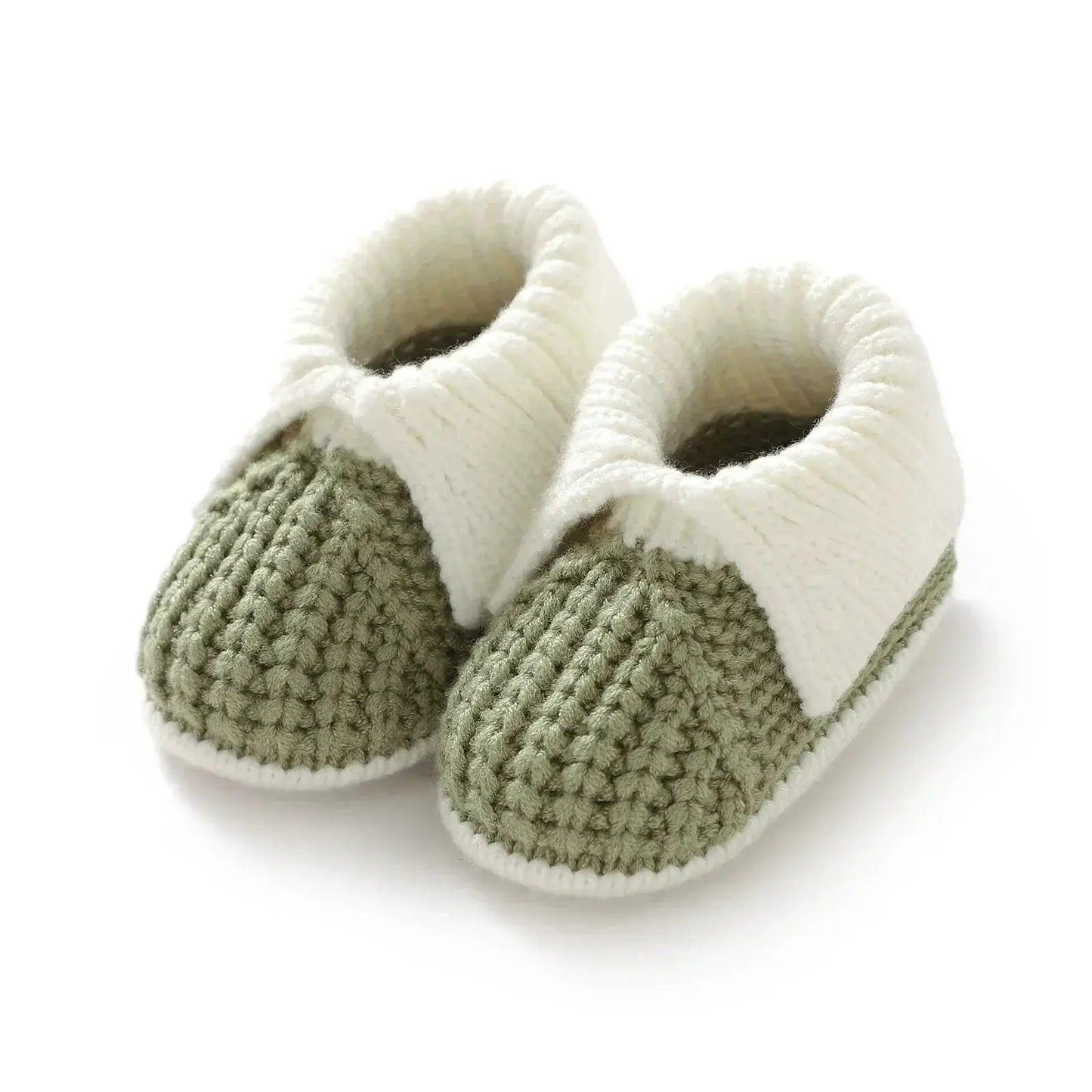 Cozy Knit Baby Shoes Unisex Soft Slip On Booties 0to18m - ToylandEU™