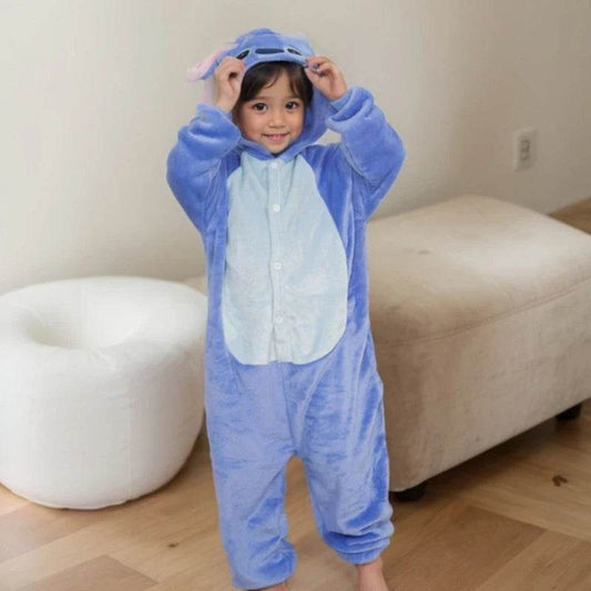 Cozy Plush Pajamas Stitch Character Print For Boys Girls - ToylandEU