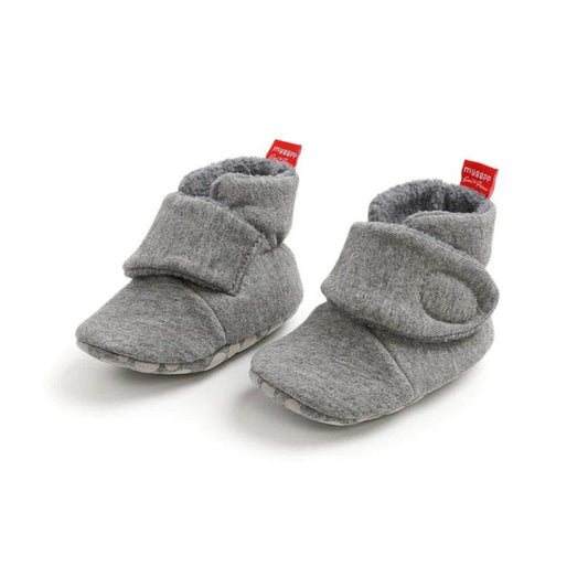 Cozy Plush Winter Booties for Newborns - Soft Sole Anti-slip Toddler Shoes for First Walkers - ToylandEU