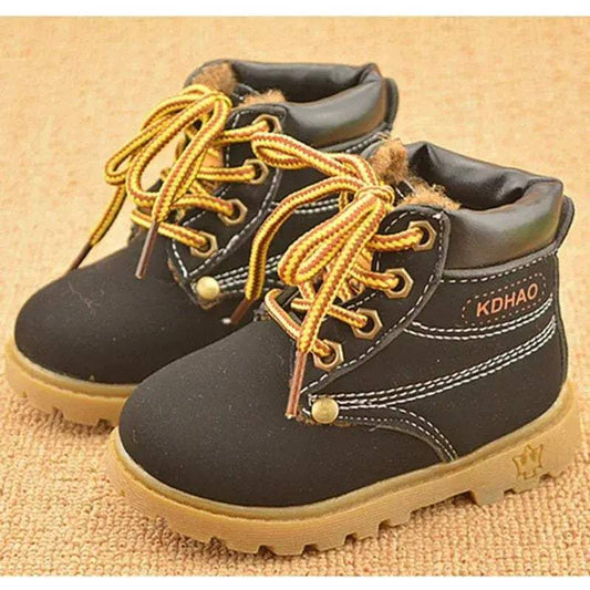 Cozy Toddler Boots Lace Up Plush Lining 1Y Toyland EU - ToylandEU™